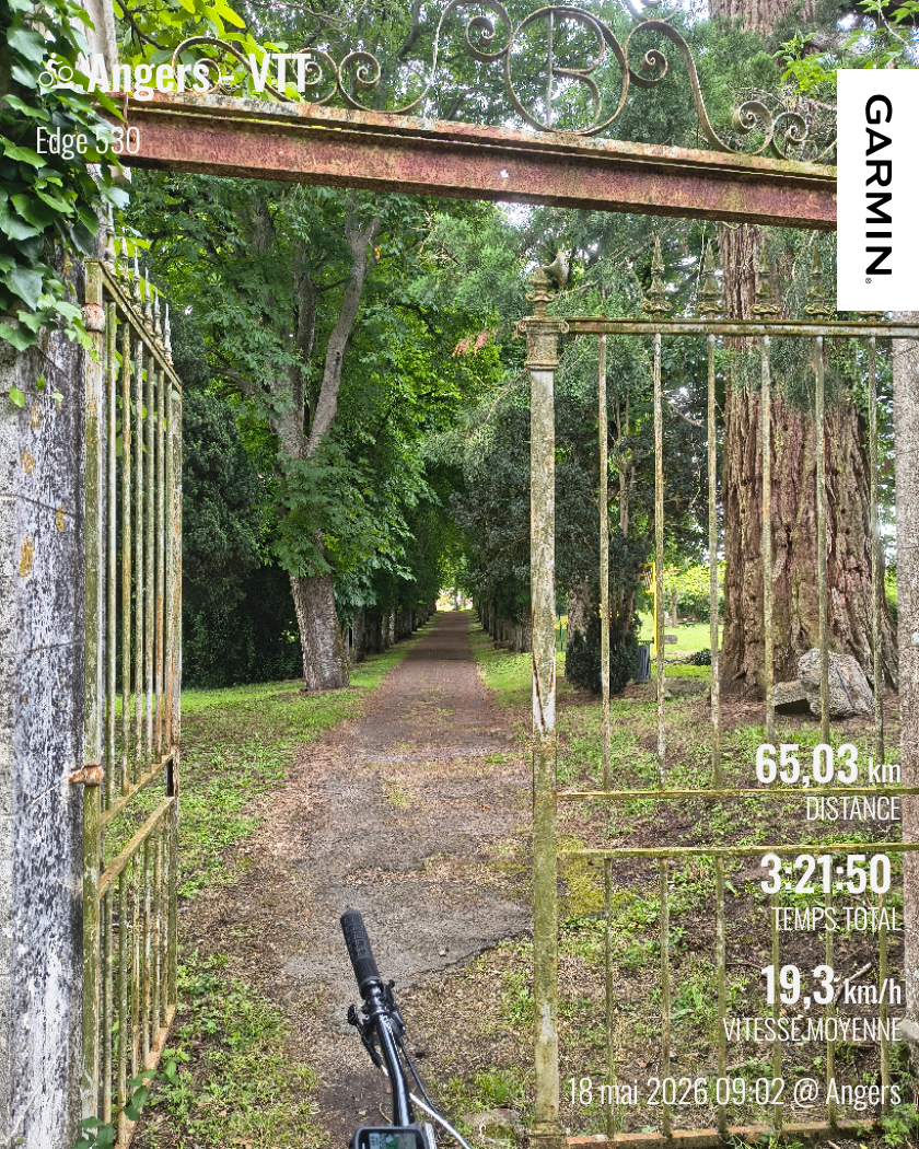 Parcours VTT à Juigné-sur-Loire (49) avec Le Bon Vélo