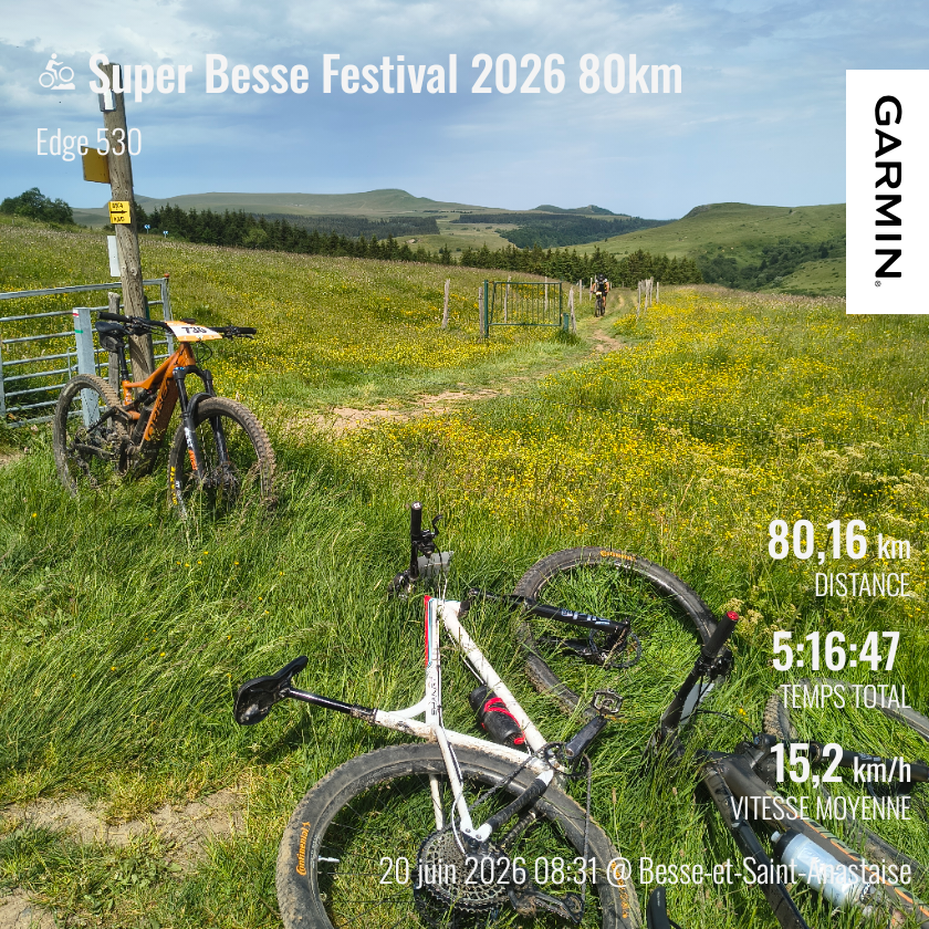 Parcours VTT à Super-Besse (63) avec Le Bon Vélo